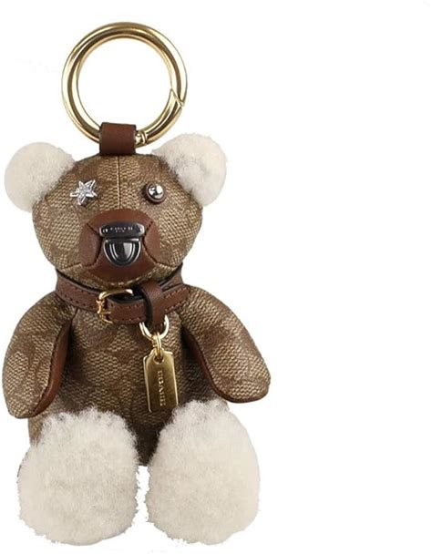 <strong>Coach Bear</strong> Metal Key Chains,<strong></strong> Rings <strong>&</strong> Finders for Women Best Selling <strong>Coach</strong> Mirror Bag Charm/<strong>Keychain</strong> Ditsy Print Pink Flowers $29. . Coach bear keychain